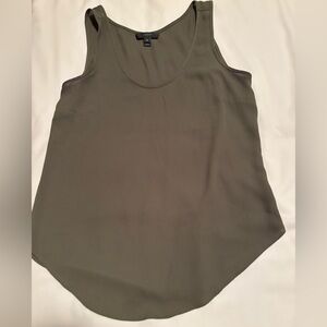 J. Crew Green Asymmetrical Tank Top
